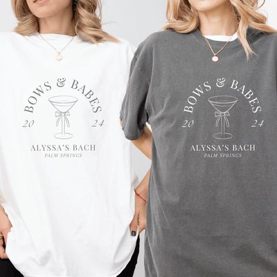 Bows and Babes Bachelorette T-Shirt - Barn Street Designs