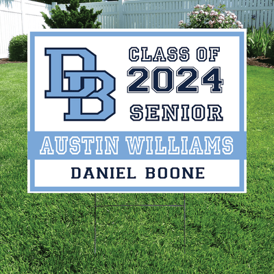 Class of 2024 Daniel Boone Senior Yard Signs - Barn Street Designs