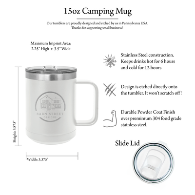 Personalized Camping Mug - Barn Street Designs