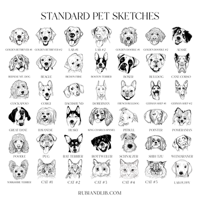 Custom Pet Illustration 40oz Tumbler - Barn Street Designs