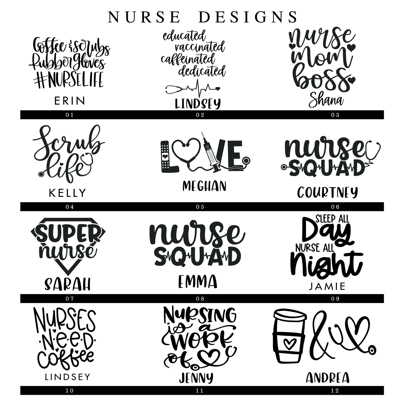 Personalized Nurse Tumblers - Barn Street Designs