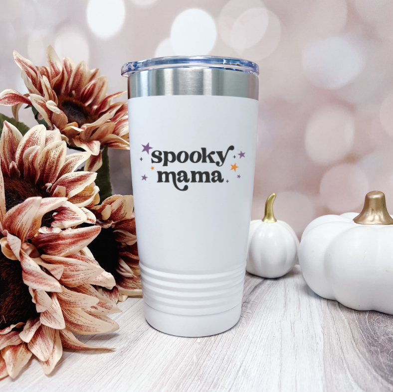 Spooky Mama Halloween Tumbler - Barn Street Designs