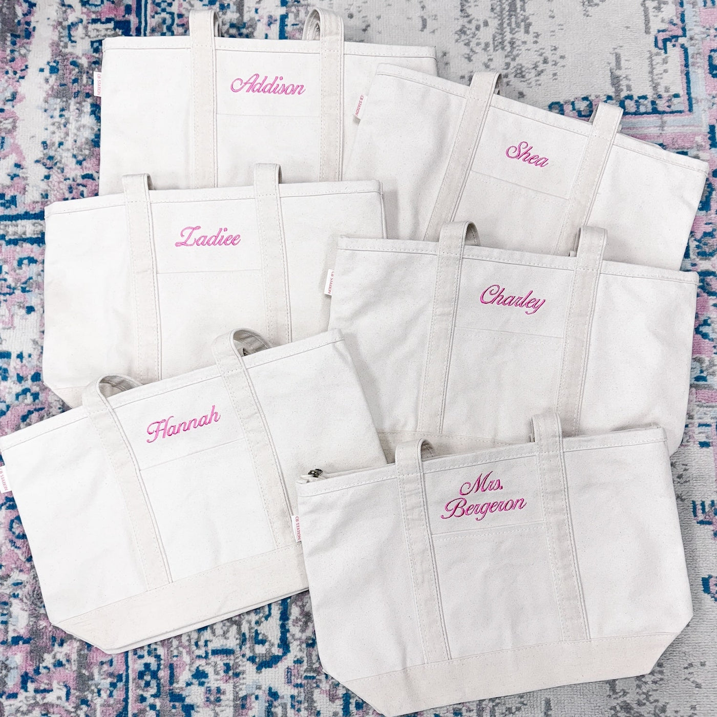 Customized Bridal Party Tote Bag