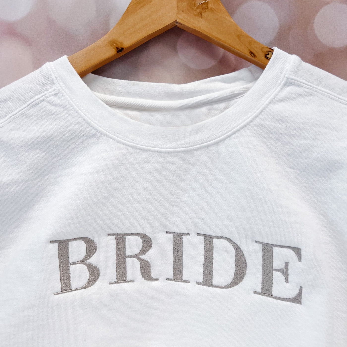Embroidered Bride Sweatshirt - Barn Street Designs