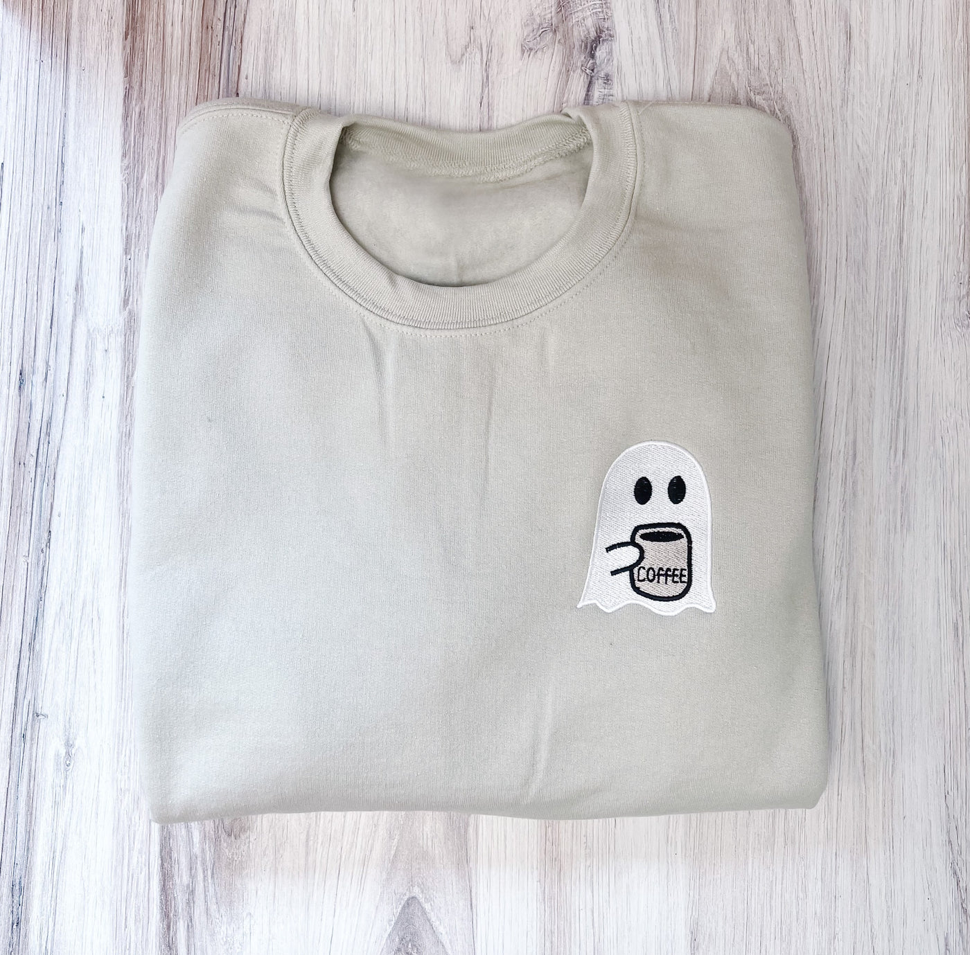 Coffee Ghost Sweatshirt - Barn Street Designs