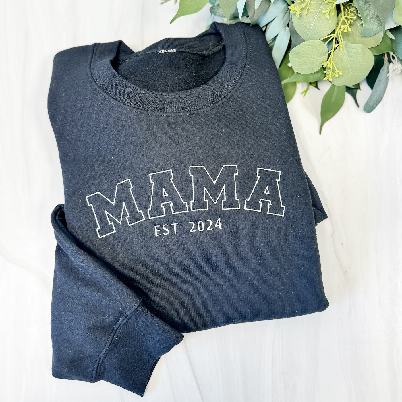 Mama Embroidered Sweatshirt - Barn Street Designs