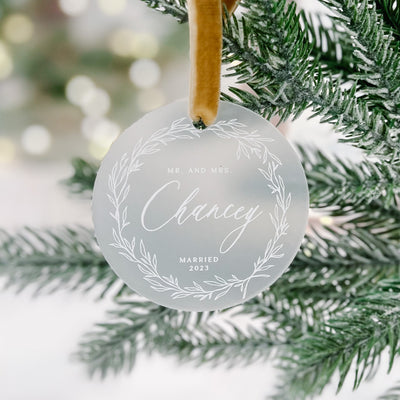 Personalized Christmas Ornament - Barn Street Designs
