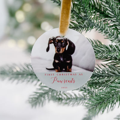 First Pawrent Christmas Pet Ornament - Barn Street Designs
