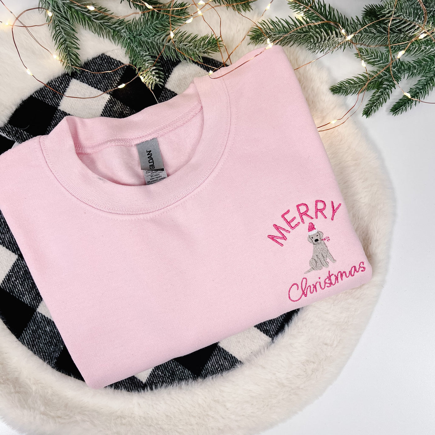 Puppy Merry Christmas Sweatshirt - Barn Street Designs