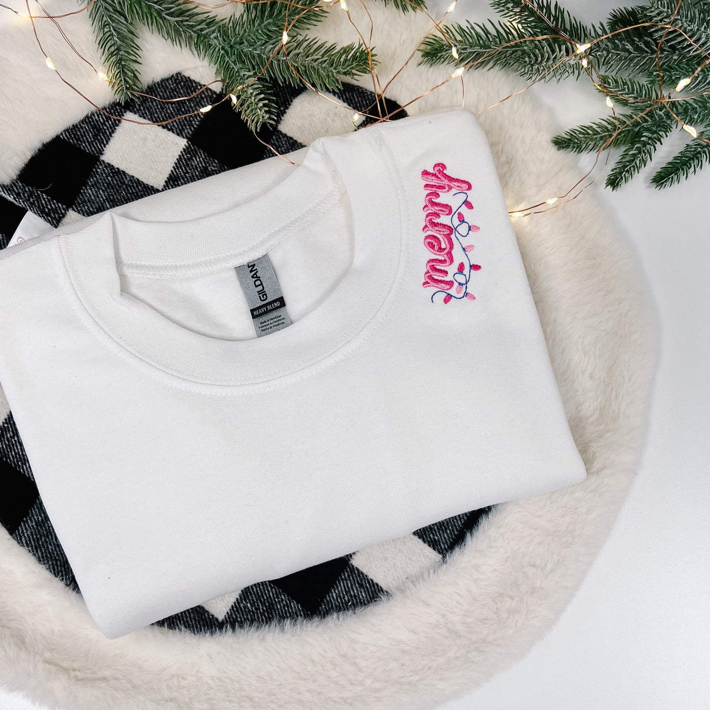 Merry Christmas Sweatshirt - Barn Street Designs