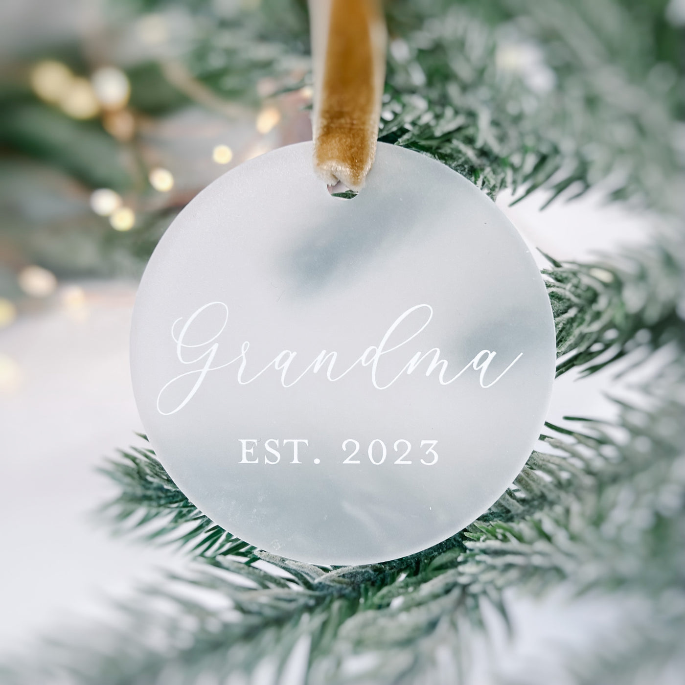 Grandma to Be Ornament - Barn Street Designs