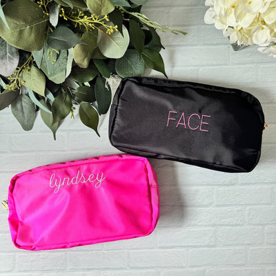 Personalized Nylon Cosmetic Bag - Barn Street Designs