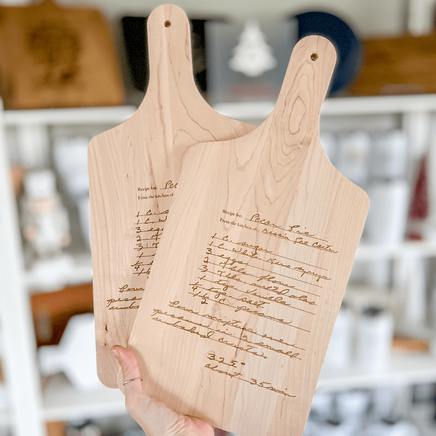 Personalized Recipe Engraved Cutting Board