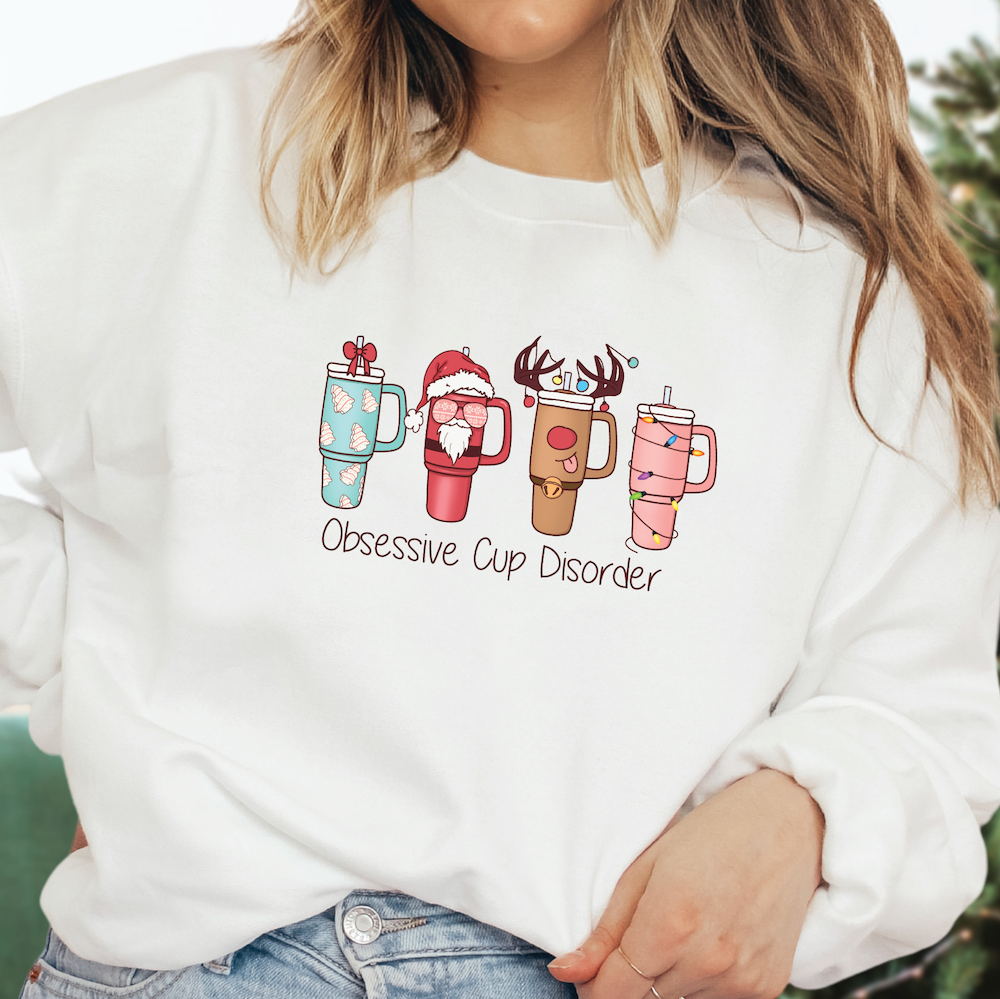 Obsessive Cup Disorder Sweatshirt - Barn Street Designs