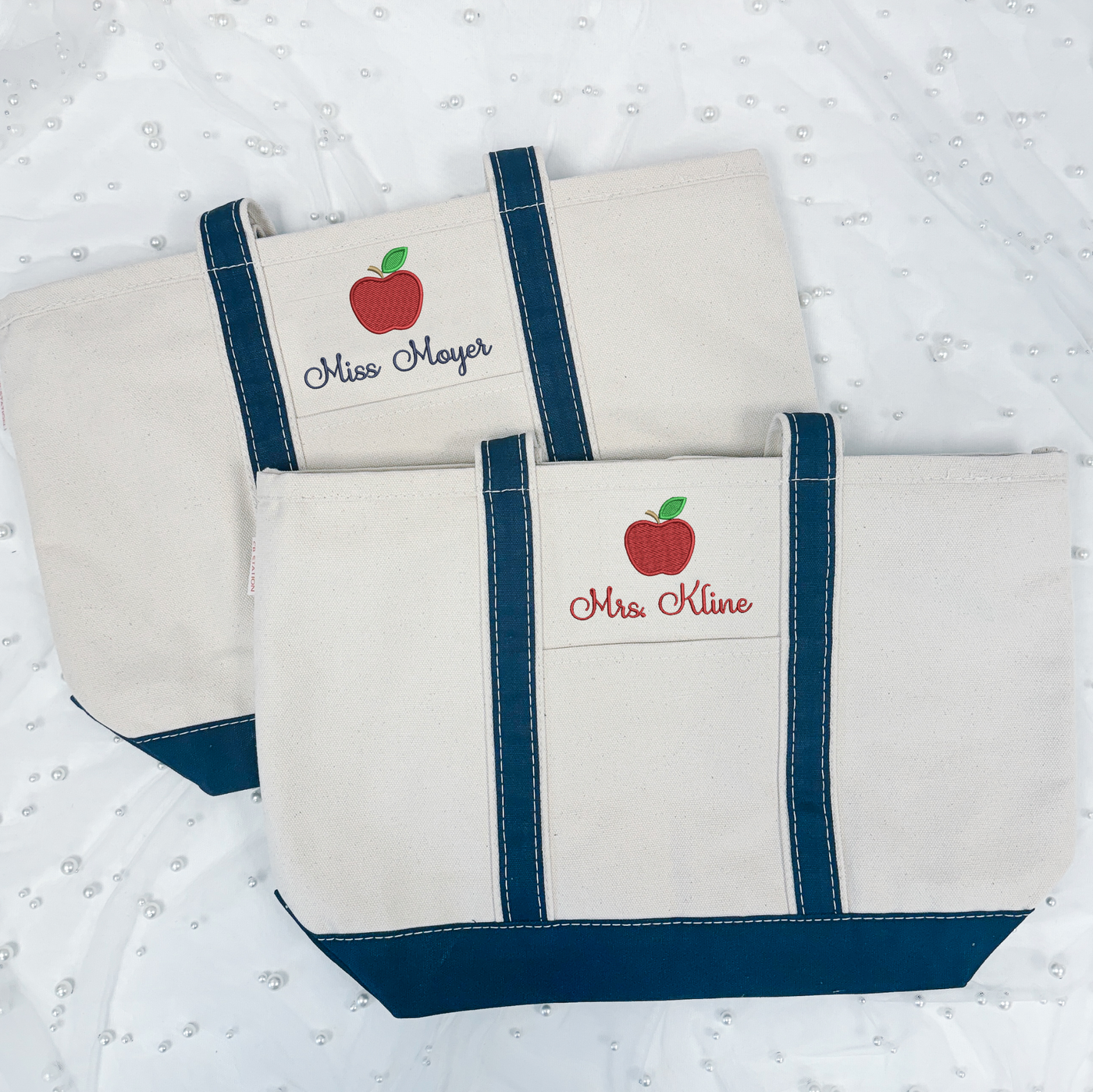 Personalized Teacher Boat Tote Bag