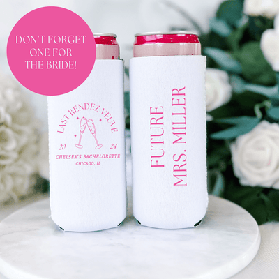 Last Toast on the Coast Custom Bachelorette Can Coolers