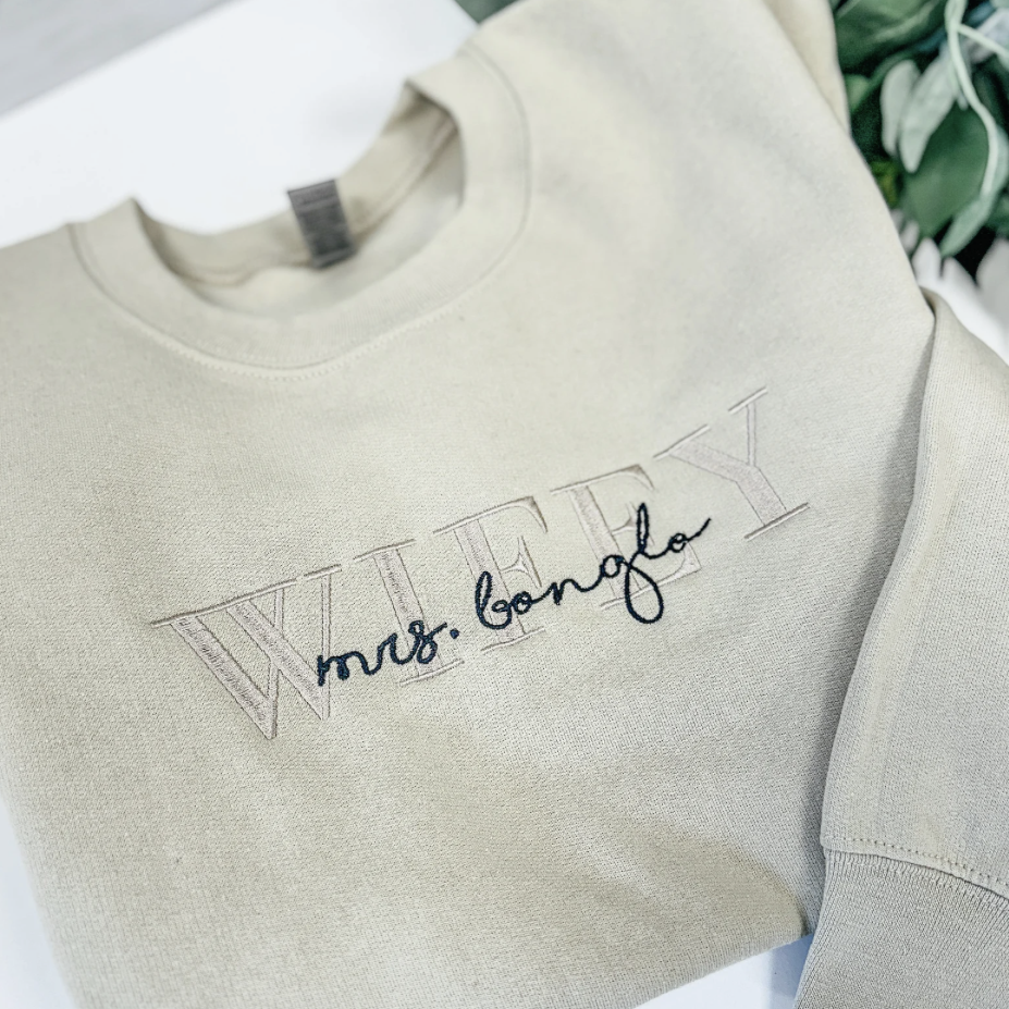 Personalized Bridal Sweatshirt