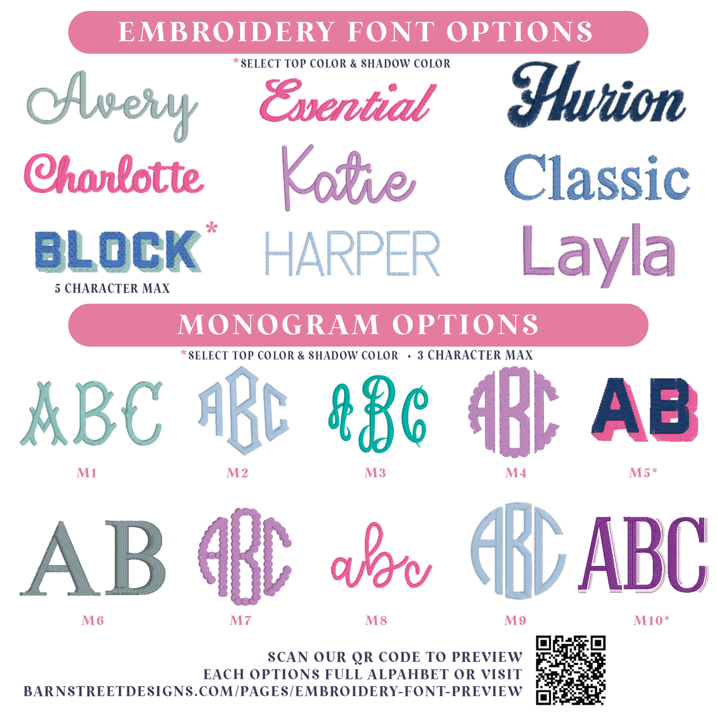 Monogrammed Embroidered T-shirt