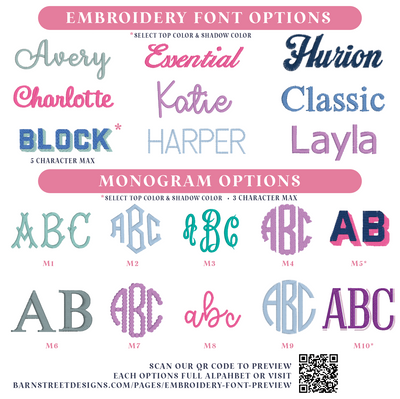 Monogrammed Embroidered T-shirt