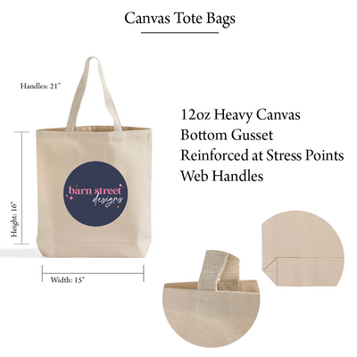 Teach Love Inspire Canvas Tote Bag