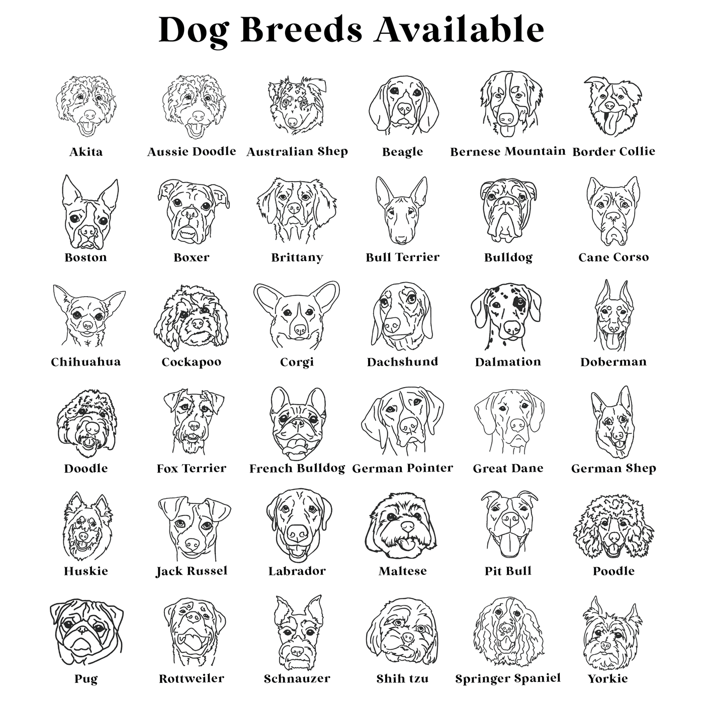 Illustrated Dog Sweatshirt - One Dog - Barn Street Designs