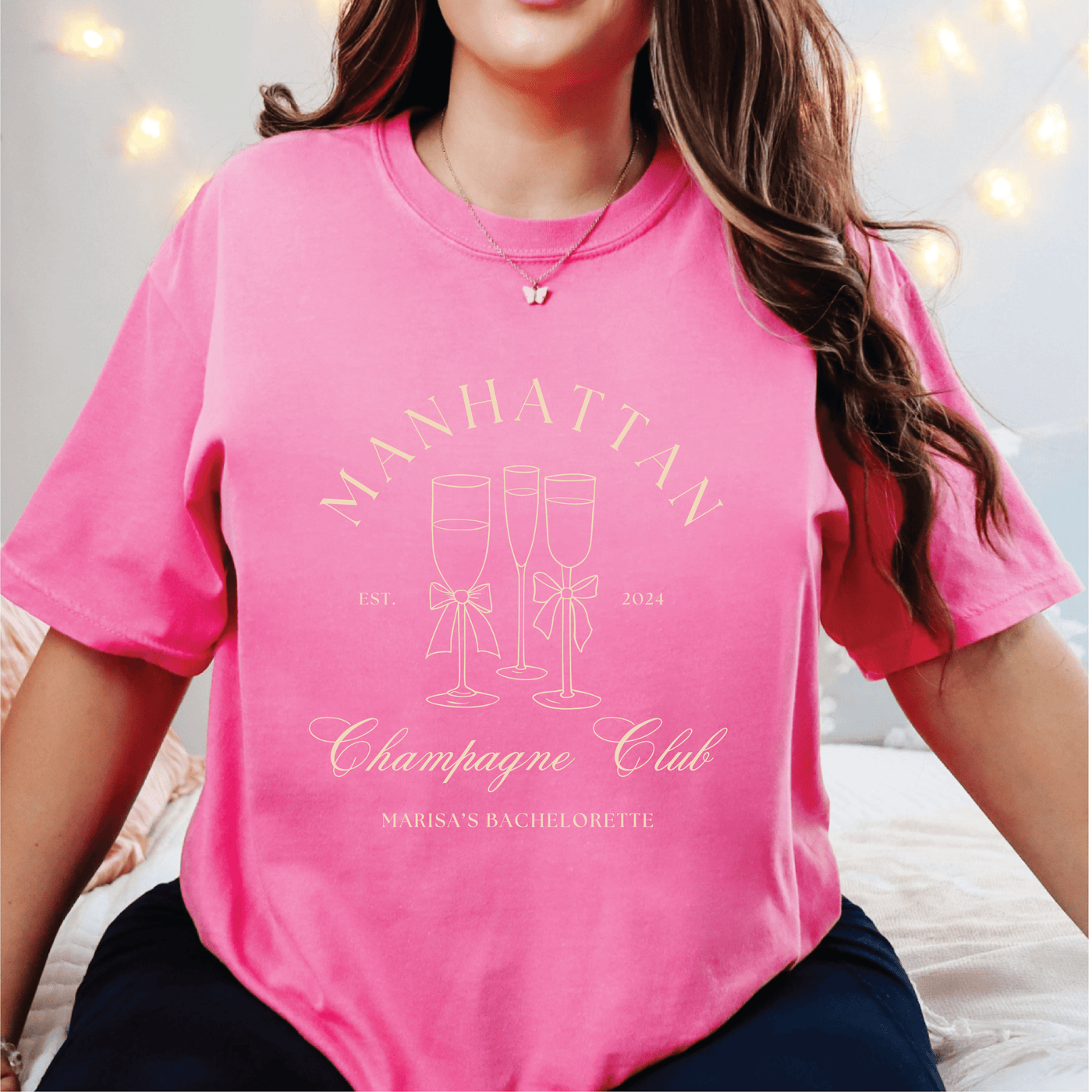 Champagne Club Bachelorette T-Shirt