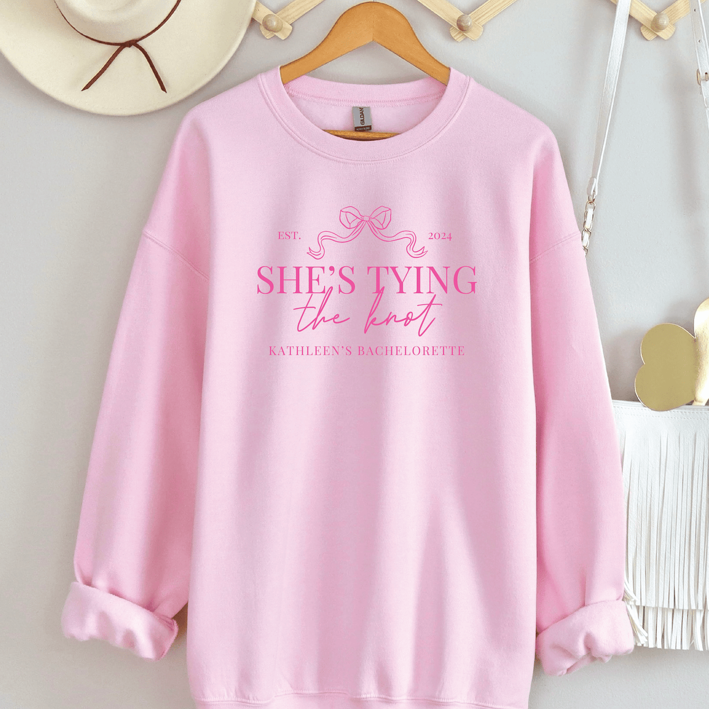 She's Tying the Knot Bachelorette Sweatshirt