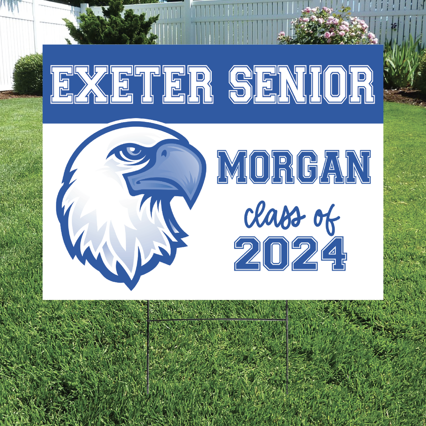 Exeter Township Class of 2024 Senior Yard Sign - Barn Street Designs