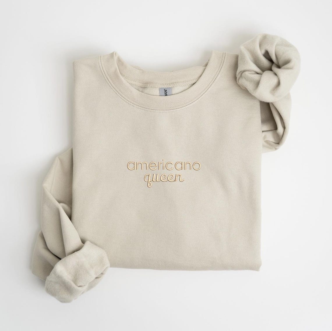 Coffee Queen Embroidered Sweatshirt