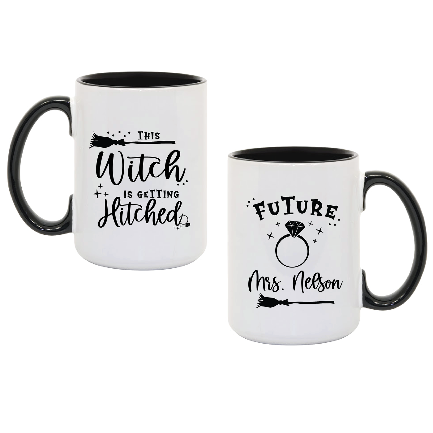 This Witch Is Getting Hitched Personalized Coffee Cup - Barn Street Designs