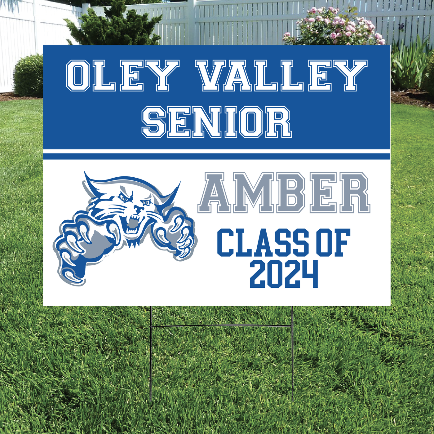 Class of 2024 Oley Valley Senior Yard Signs - Barn Street Designs