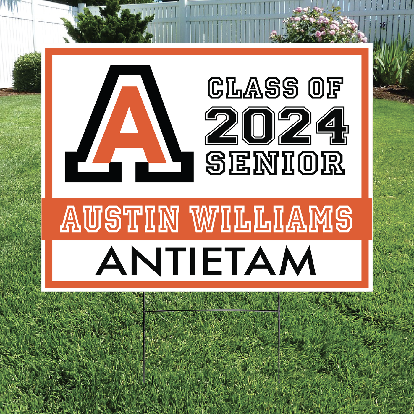 Class of 2024 Antietam Senior Yard Signs - Barn Street Designs