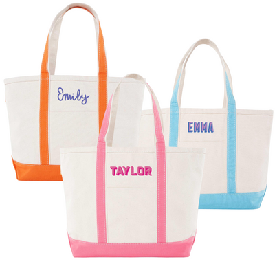 Personalized Boat Tote Bag - Barn Street Designs