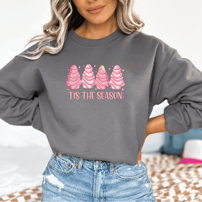 Tis The Season Christmas Tree Sweatshirt - Barn Street Designs