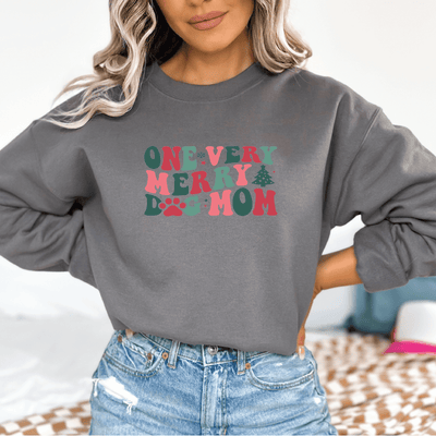 One Very Merry Dog Mom Sweatshirt - Barn Street Designs