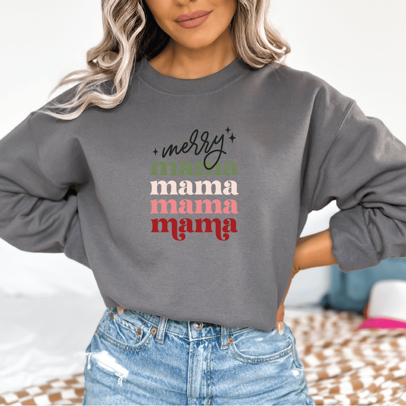 Merry Mama Sweatshirt - Barn Street Designs