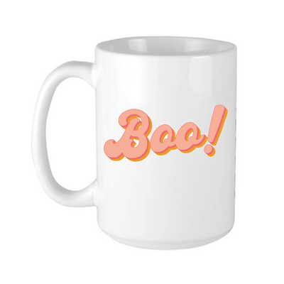 Boo! Coffee Cup - Barn Street Designs