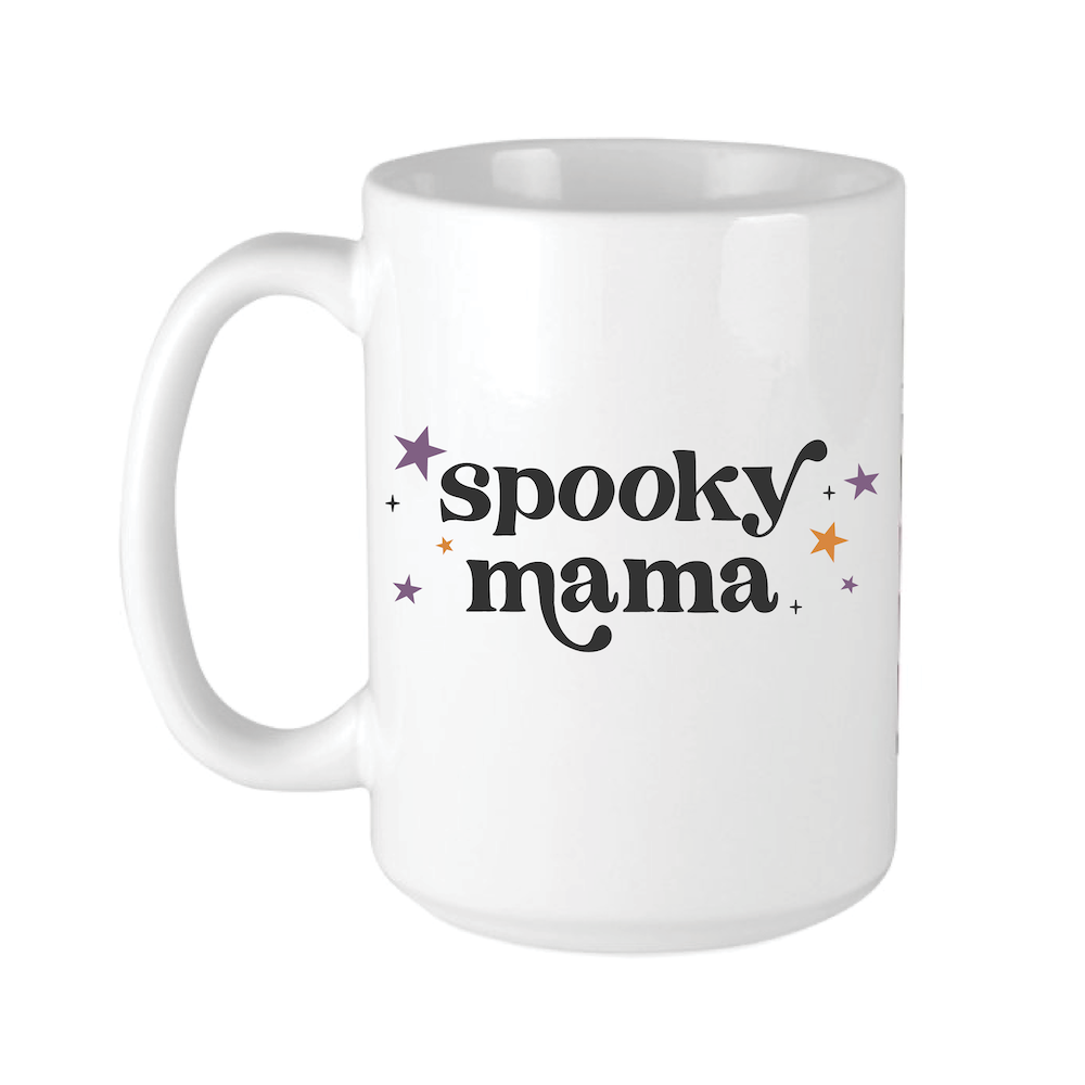 Spooky Mama Coffee Cup - Barn Street Designs
