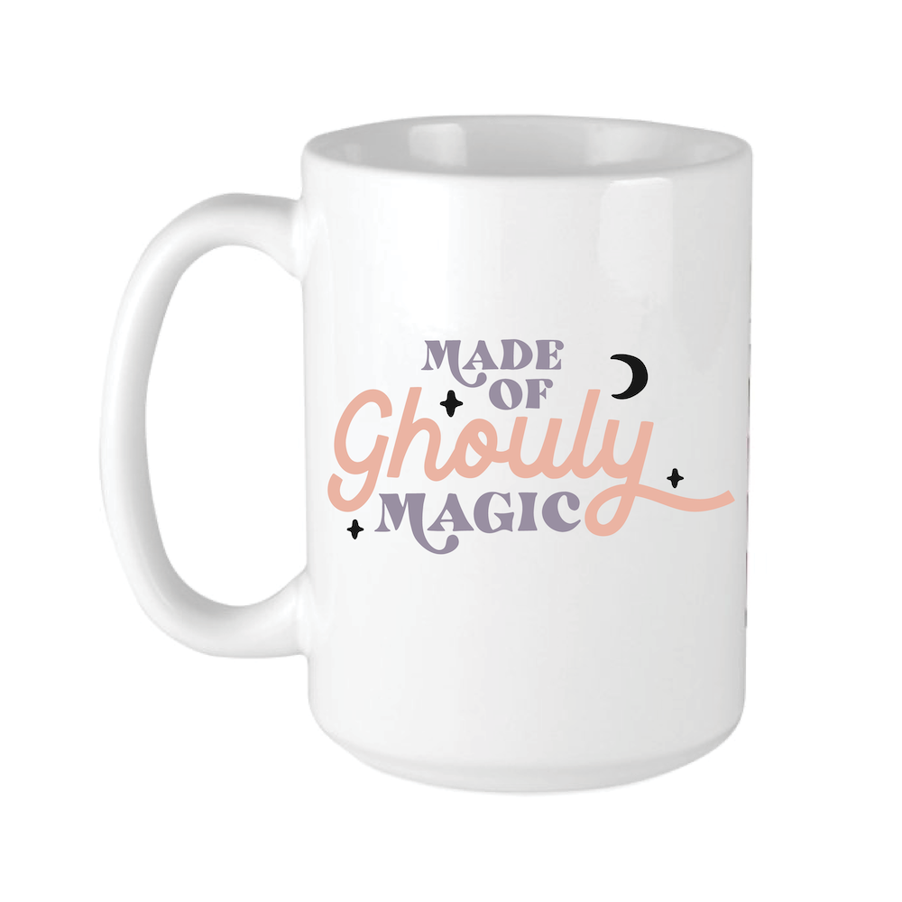 Ghouly Magic Coffee Cup - Barn Street Designs