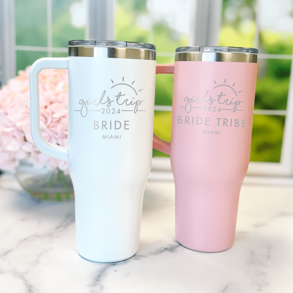 Personalized Girl's Trip 40oz Tumbler