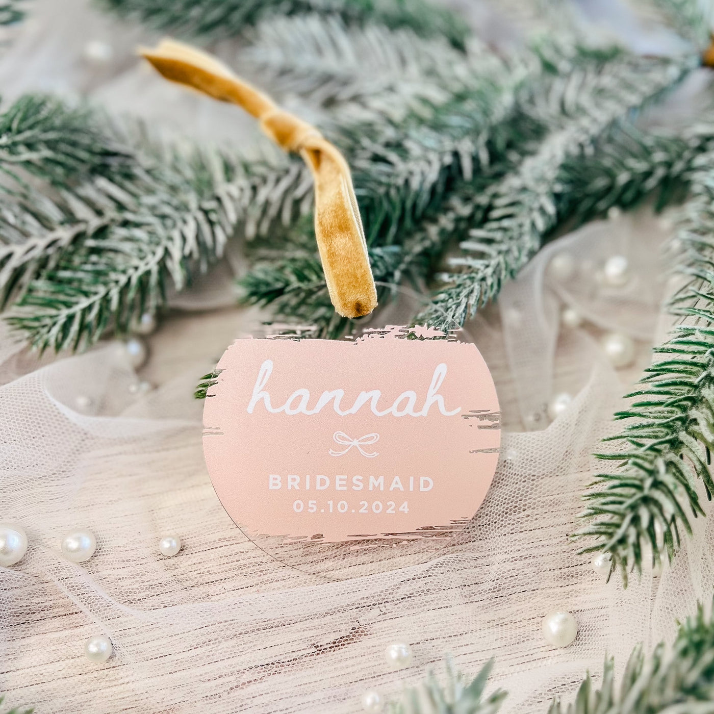 Bridesmaid Ornament