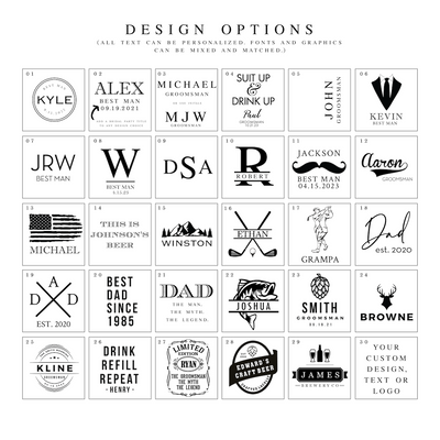 Custom Design Personalized Flask - Barn Street Designs