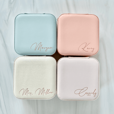Personalized Jewelry Cases - Barn Street Designs