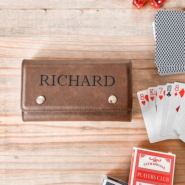 Personalized Card & Dice Set - Barn Street Designs
