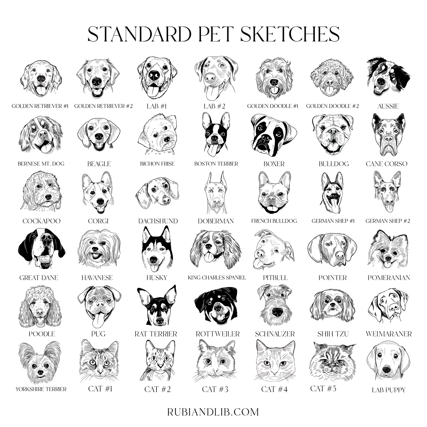 Custom Pet Illustration 40oz Tumbler - Barn Street Designs