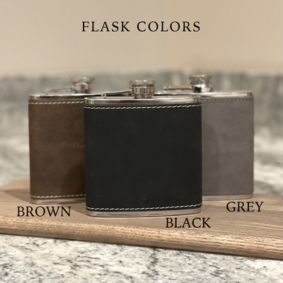 Custom Design Personalized Flask - Barn Street Designs