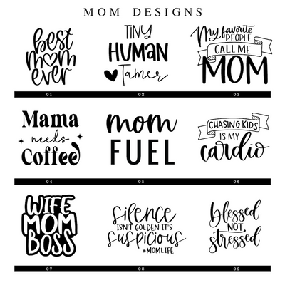 Personalized Mom Tumbler - Barn Street Designs