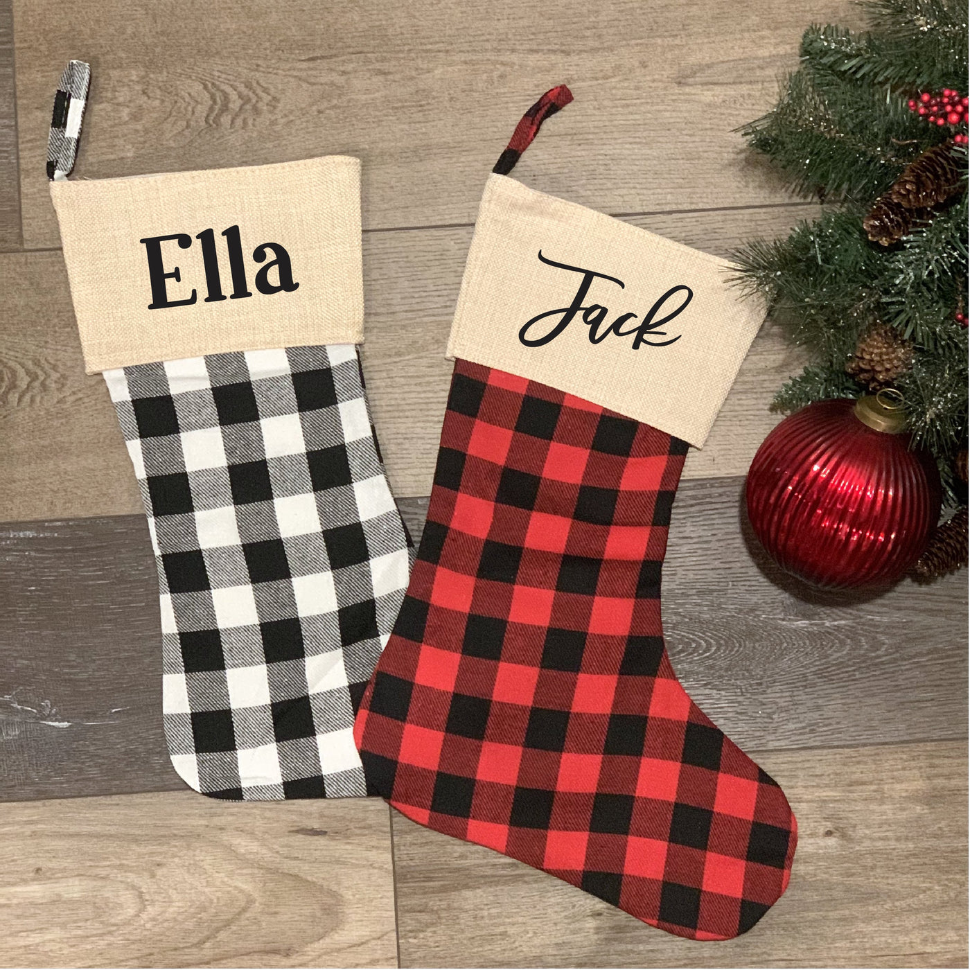 Personalized Christmas Stockings - Barn Street Designs
