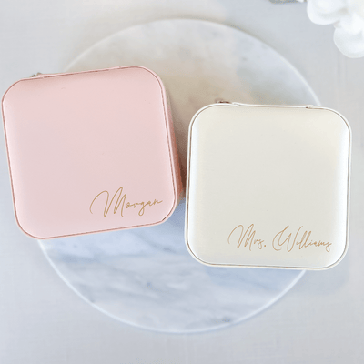 Personalized Jewelry Cases - Barn Street Designs